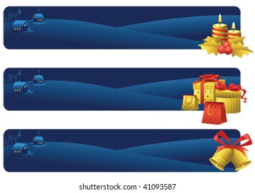 Christmas banners