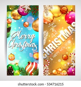 Christmas. Banners.