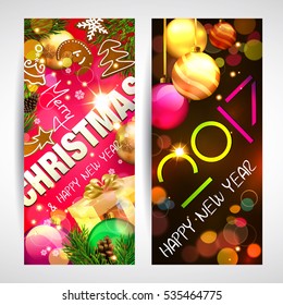 Christmas. Banners.