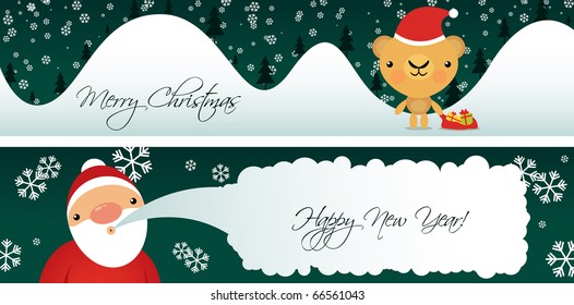 Christmas banners