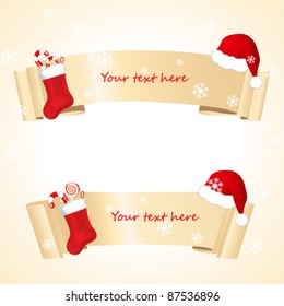 Christmas banners