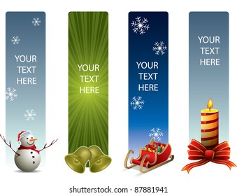 Christmas banners