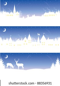 Christmas banners.