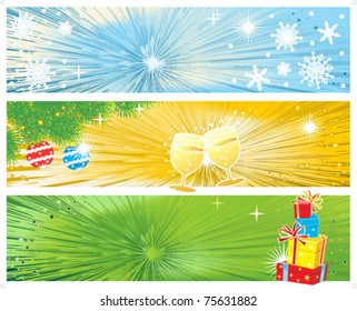 Christmas banners ( for high res JPEG or TIFF see image 75631885 )
