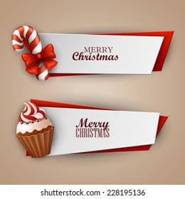 Christmas banners set 