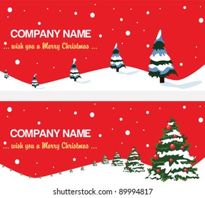 Christmas Banners set.