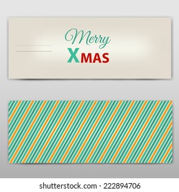 christmas banners - vector illustration