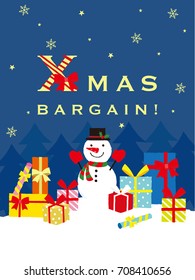 christmas bargain poster
