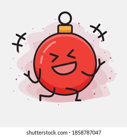 Christmas Bauble Ball Cute Vector Character Illustration