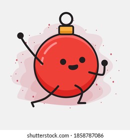 Christmas Bauble Ball Cute Vector Character Illustration