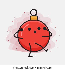 Christmas Bauble Ball Cute Vector Character Illustration