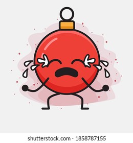 Christmas Bauble Ball Cute Vector Character Illustration
