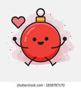 Christmas Bauble Ball Cute Vector Character Illustration