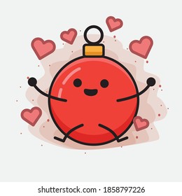 Christmas Bauble Ball Cute Vector Character Illustration