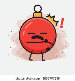 Christmas Bauble Ball Cute Vector Character Illustration