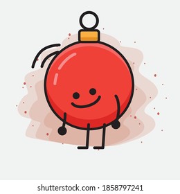 Christmas Bauble Ball Cute Vector Character Illustration