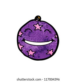 caricatura de navidad bauble