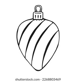 Navidad bestible. Ilustración vectorial dibujada a mano.