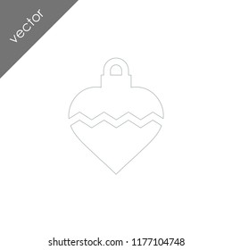 christmas bauble icon
