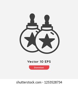  Christmas bauble icon vector