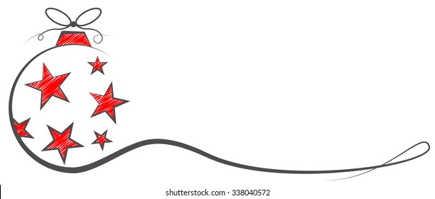 christmas bauble vector