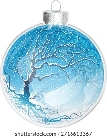 Projeto de ilustração de vetor de bauble de Natal