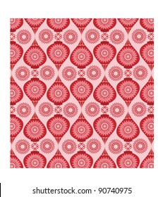 Christmas bauble wrap background