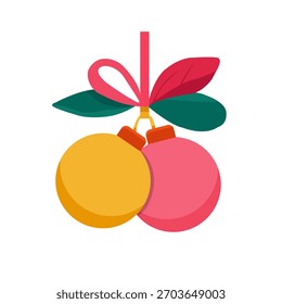 Navidades Baldosas con elemento de Vector de arco, paleta moderna suave