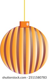 Christmas Baubles Decoration Vector Design