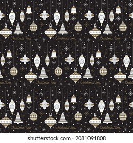Weihnachtsbaummuster für Weihnachtskarten, Geschenkverpackungsdesign