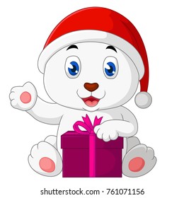 christmas bear cartoon