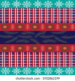 Weihnachtsmuster-Design 