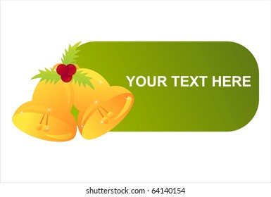 christmas bell banner