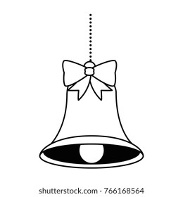 christmas bell with bow 