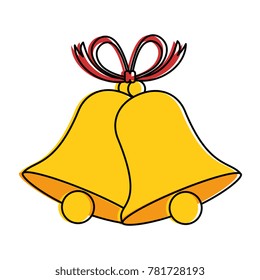 christmas bell with bow