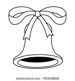 christmas bell with bow