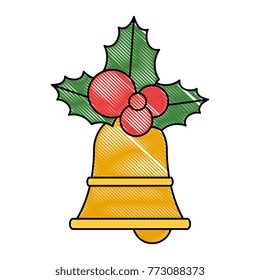 christmas bell with bowntie