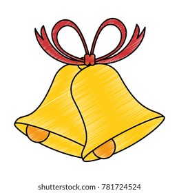 christmas bell with bowntie