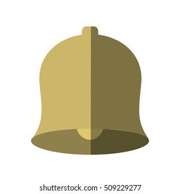 christmas bell decoration icon vector illustration design