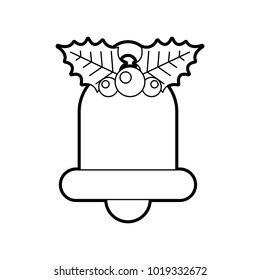 christmas bell decorative icon
