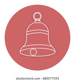christmas bell decorative icon