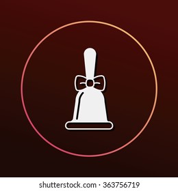 Christmas bell icon