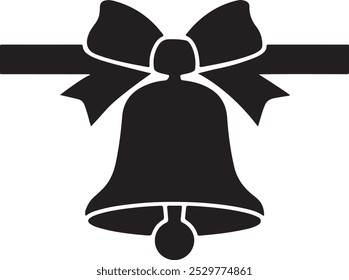 Natal ícone de sino ilustração vetor arte