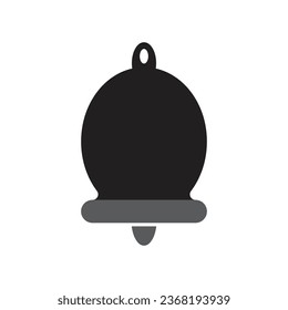 Christmas bell icon template vector illustration design