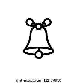 Christmas Bell Icon Vector