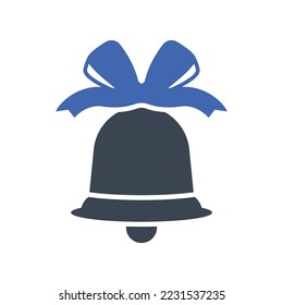 Weihnachtsglocke-Symbol, Vektorgrafik