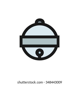 Christmas bell icon. vector illustration