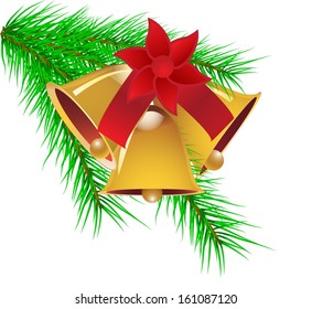 Christmas bell. Illustrations And Vector Art