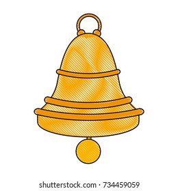 Christmas bell isolated