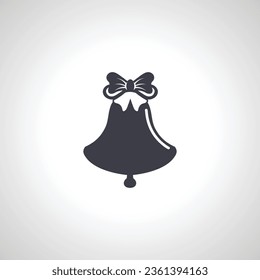 christmas bell isolated icon. christmas bells icon